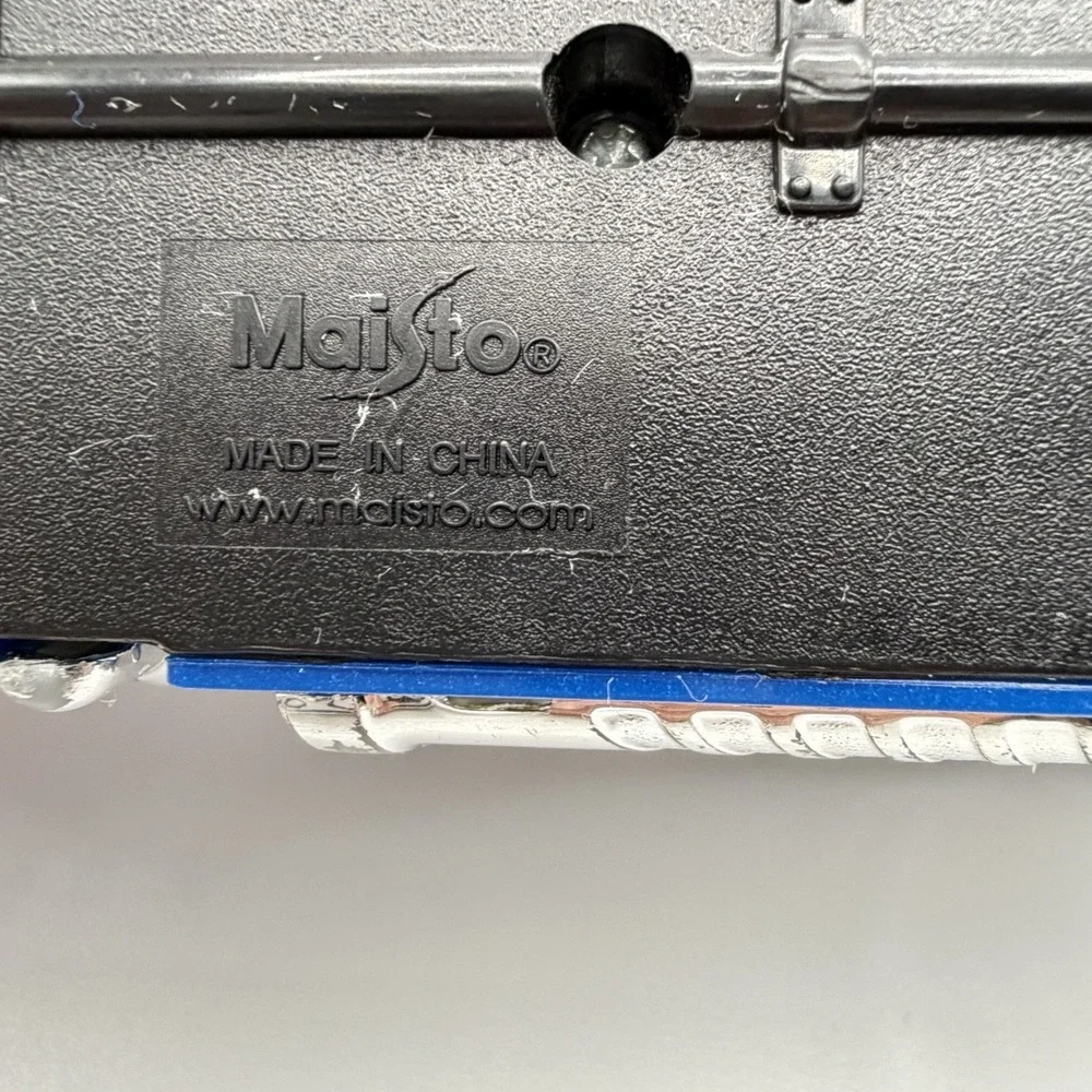 Maisto Burnin' Key Cars Blue & Chrome‎ Trailer Car Carrier Replacement Piece